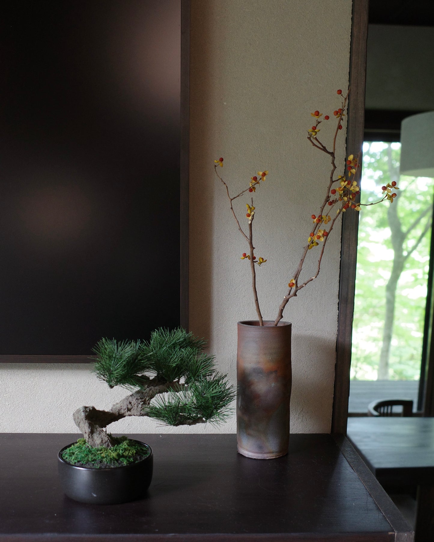 フェイク盆栽 盆栽 人口盆栽 アーティフィシャル盆栽 bonsai shirabe シラベ ハンドメイド 和モダン ジャパンディ