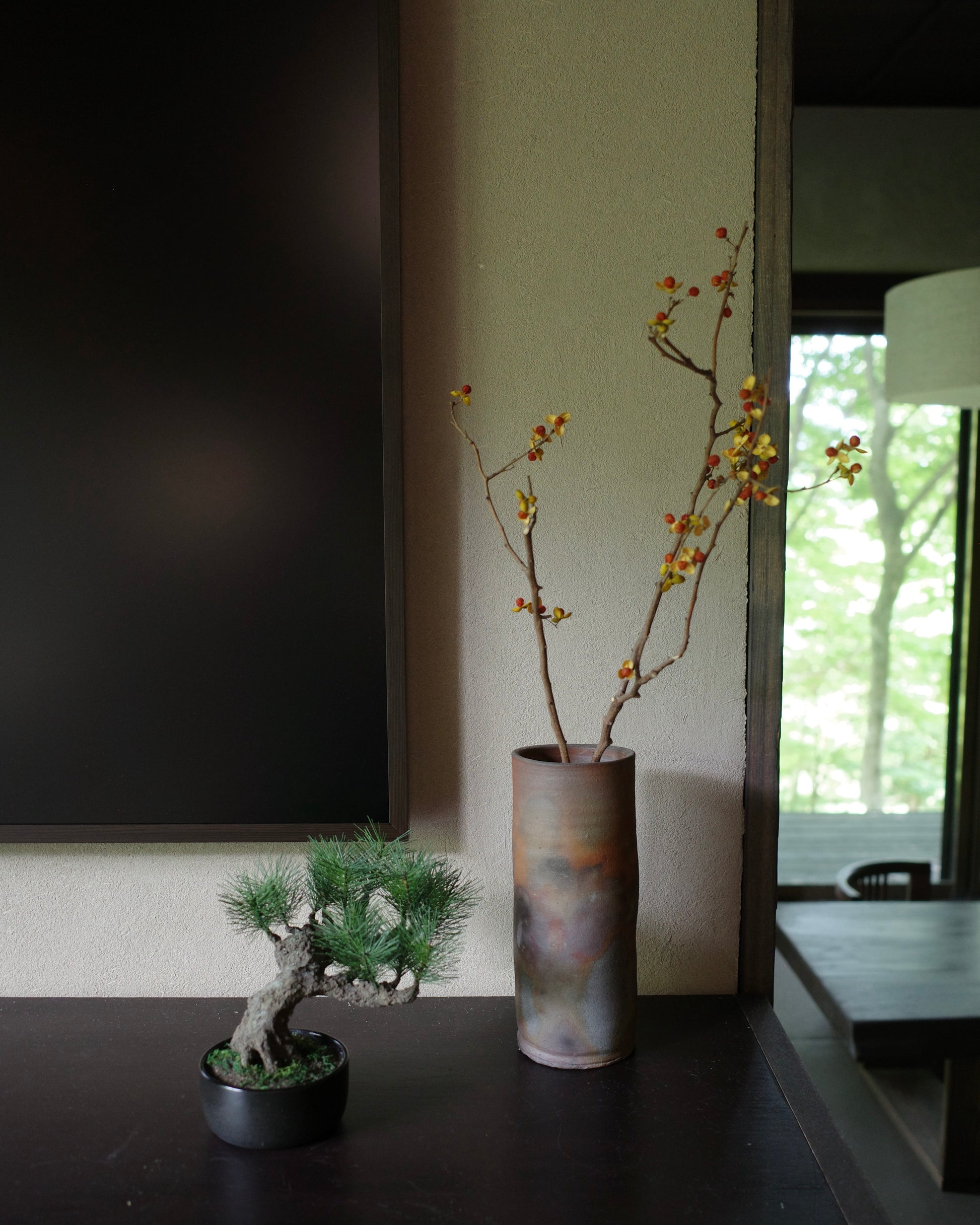 フェイク盆栽 盆栽 人口盆栽 アーティフィシャル盆栽 bonsai shirabe シラベ ハンドメイド 和モダン ジャパンディ