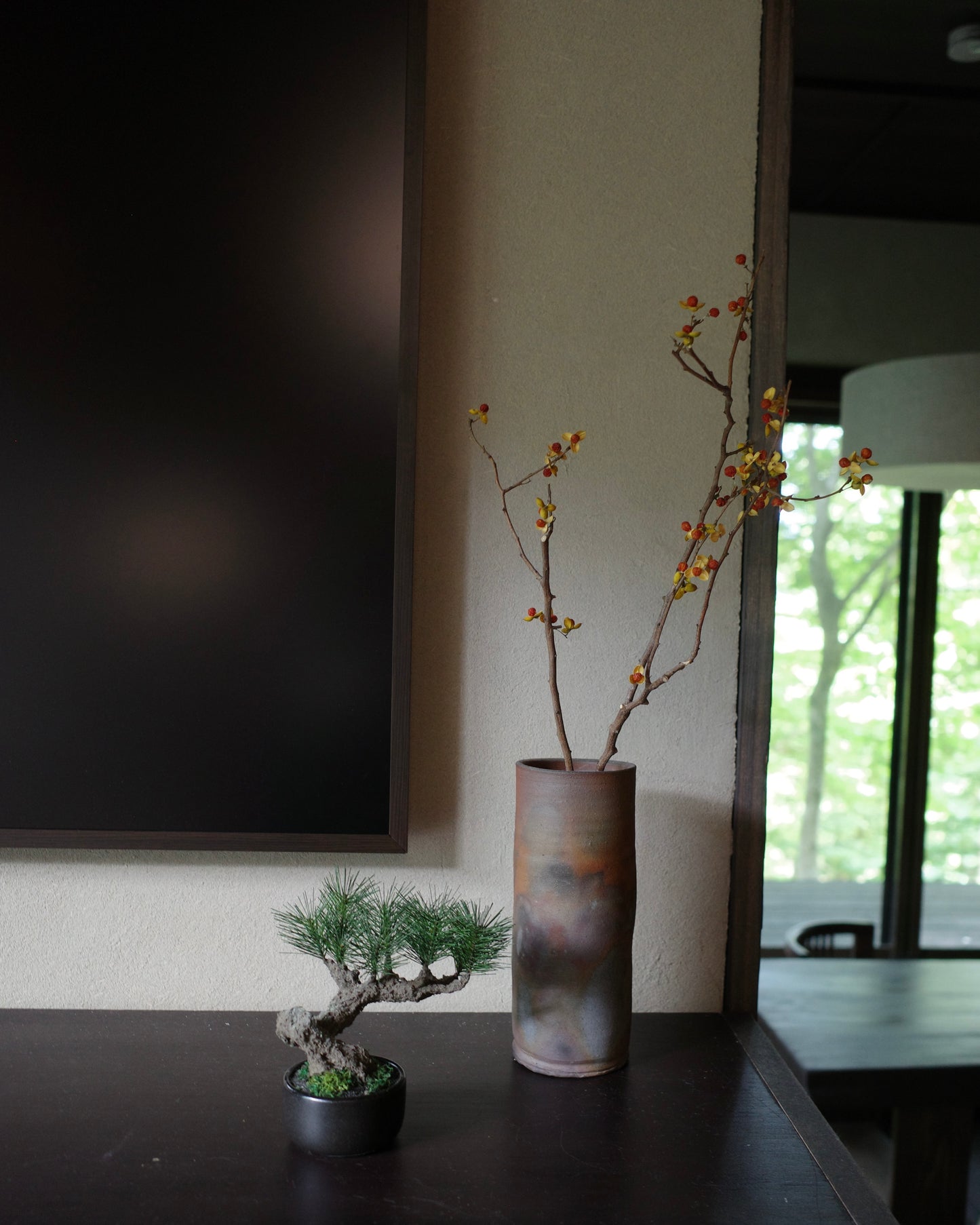 フェイク盆栽 盆栽 人口盆栽 アーティフィシャル盆栽 bonsai shirabe シラベ ハンドメイド 和モダン ジャパンディ